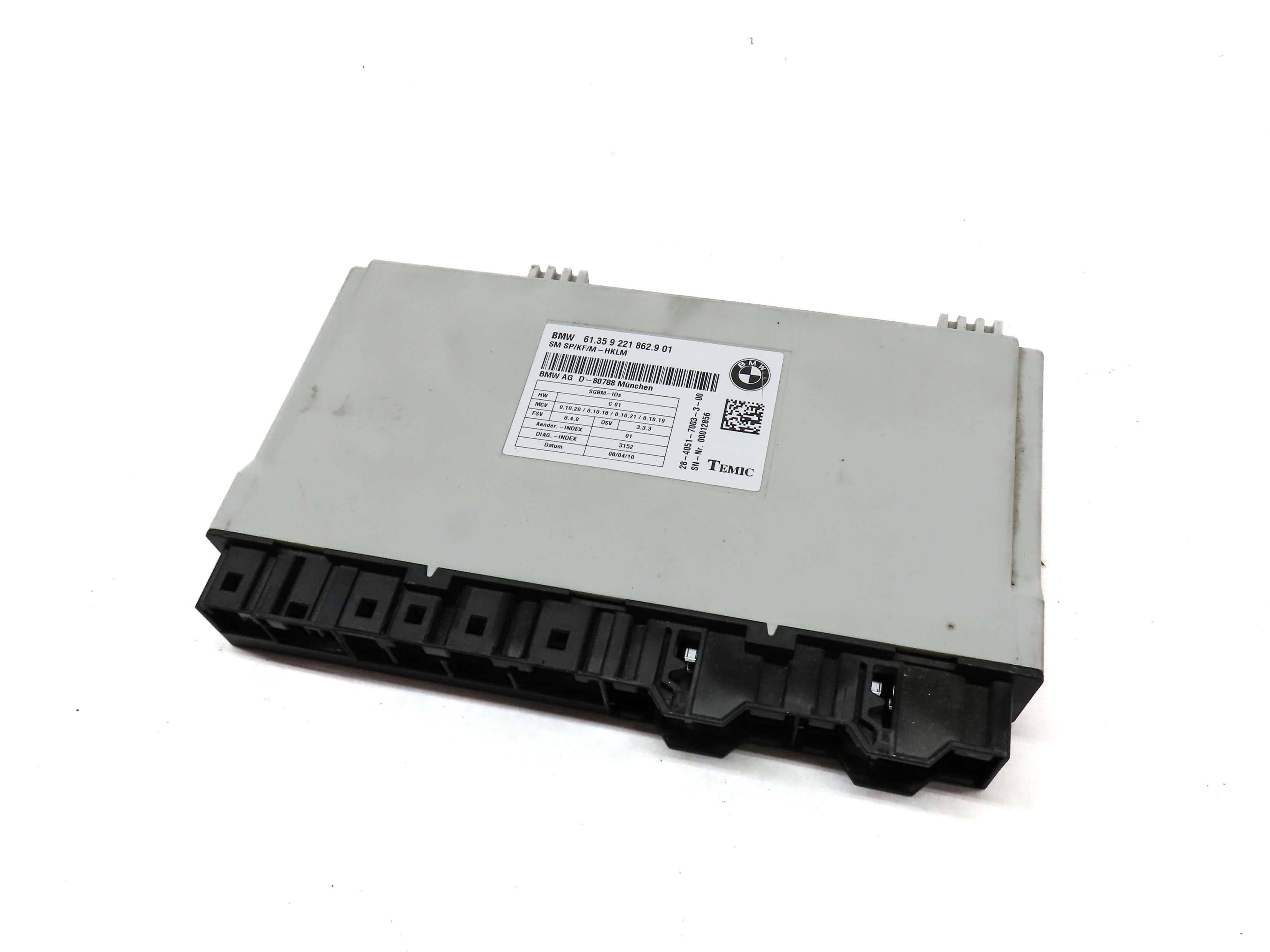 2011-2014 BMW X5 X5M X6 X6M (E70 E71) FRONT RIGHT PASSENGER SEAT CONTROL MODULE — exact item pictured